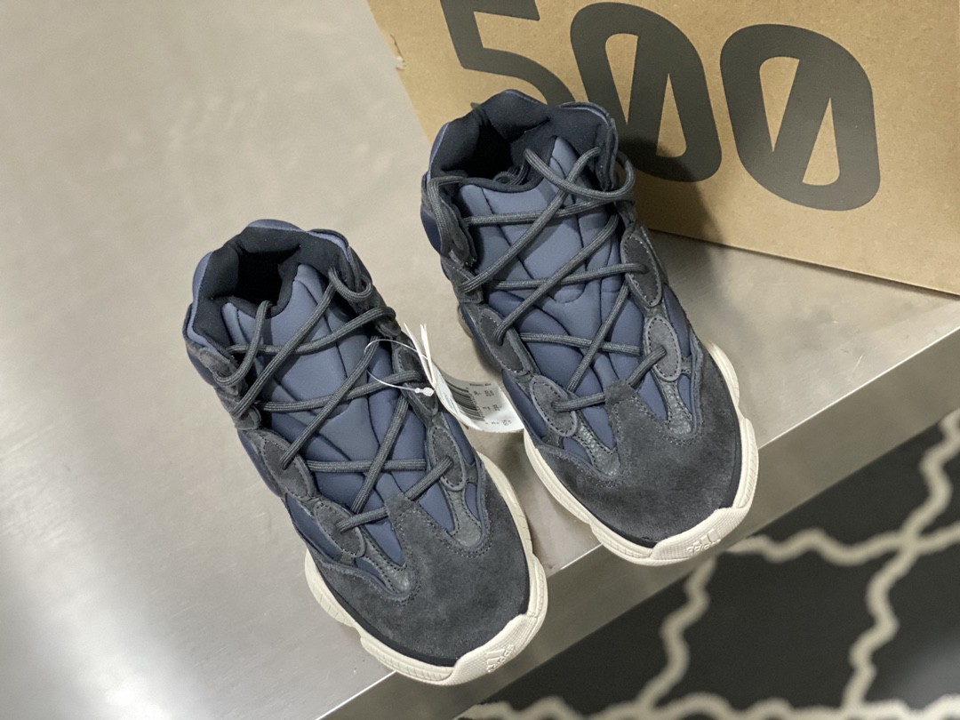 adidas yeezy Boost 500 Black Blue For Men FW4968
