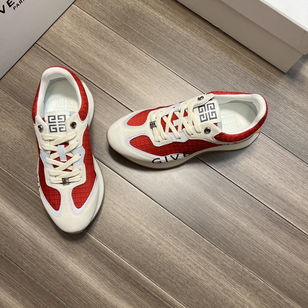 Givenchy GIV Runner Sneakers Red For Men GVC