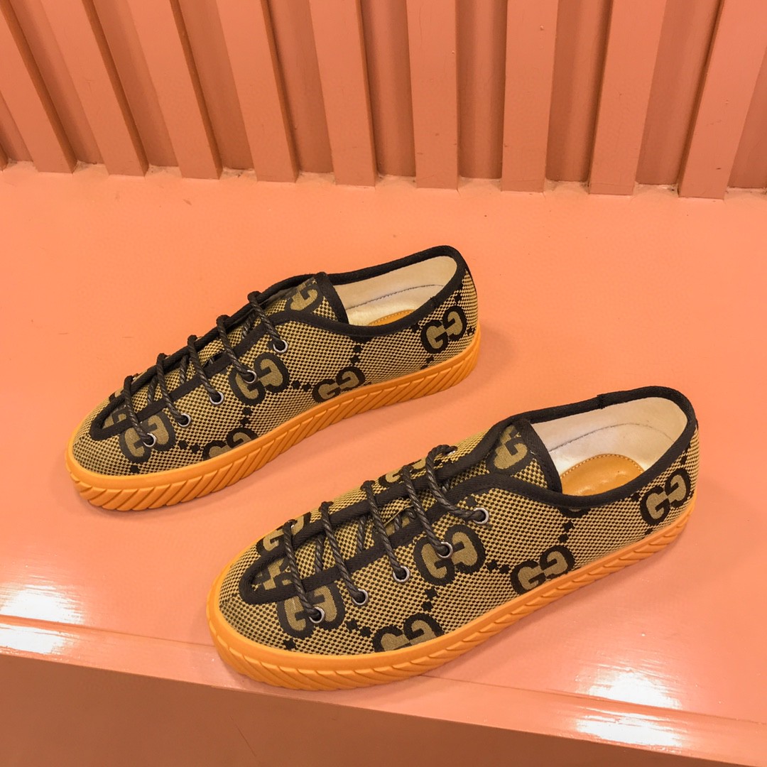Gucci Men’s Maxi Gucci Sneaker Brown For Men ‎‎‎703688 UKOH0