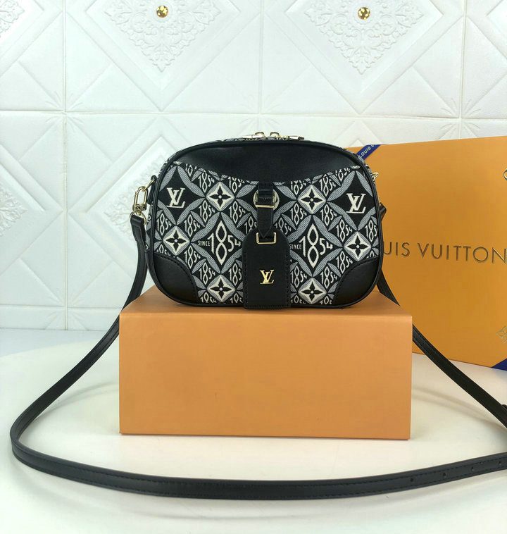 Louis Vuitton Deauville Mini Bag Since 1854 Grey For Women, Women’s Bags, Shoulder And Crossbody Bags 8.3in/21cm LV M57205