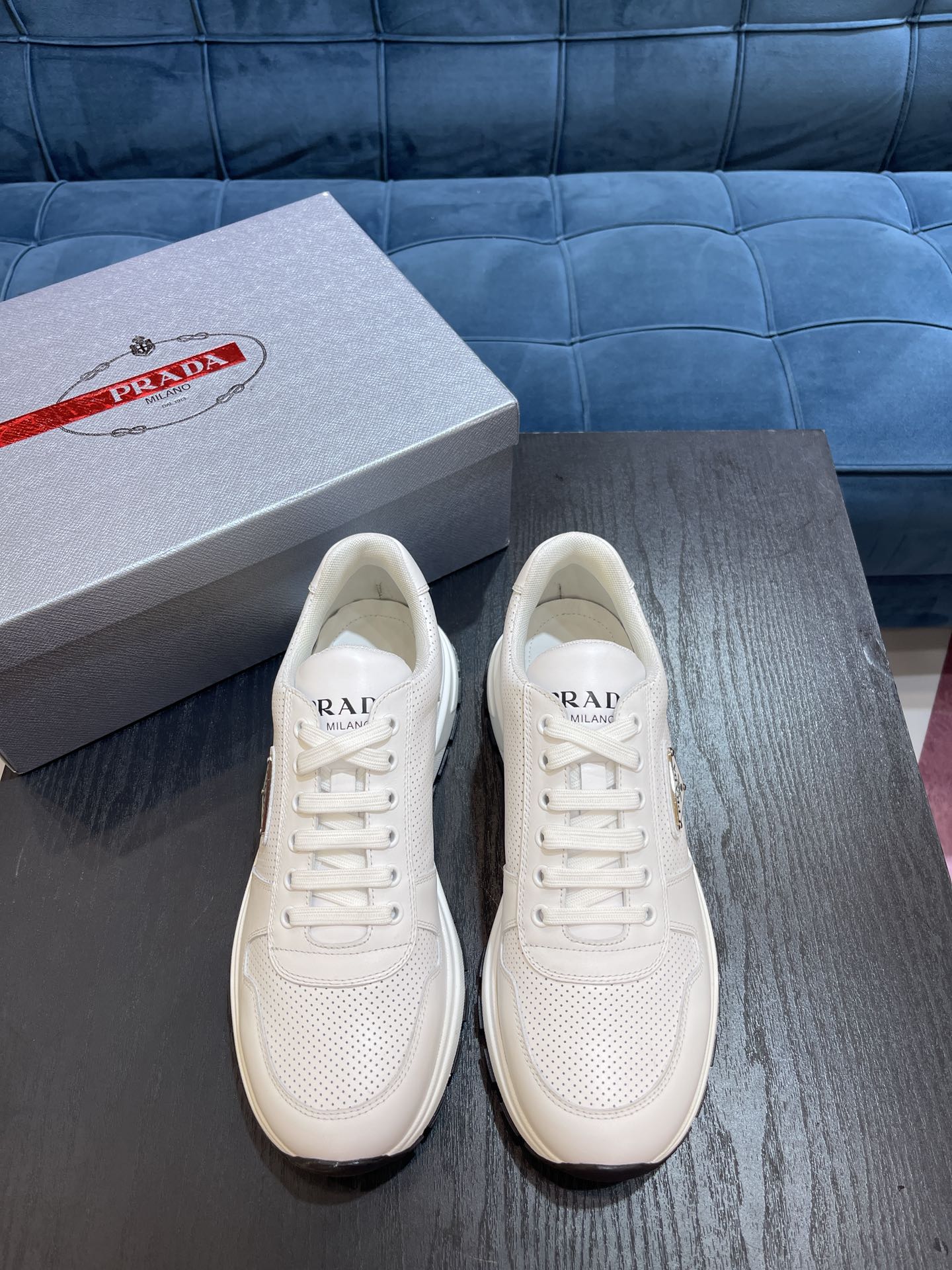 Prada Prax 01 Sneakers White For Men 1.6in/40mm Prada 