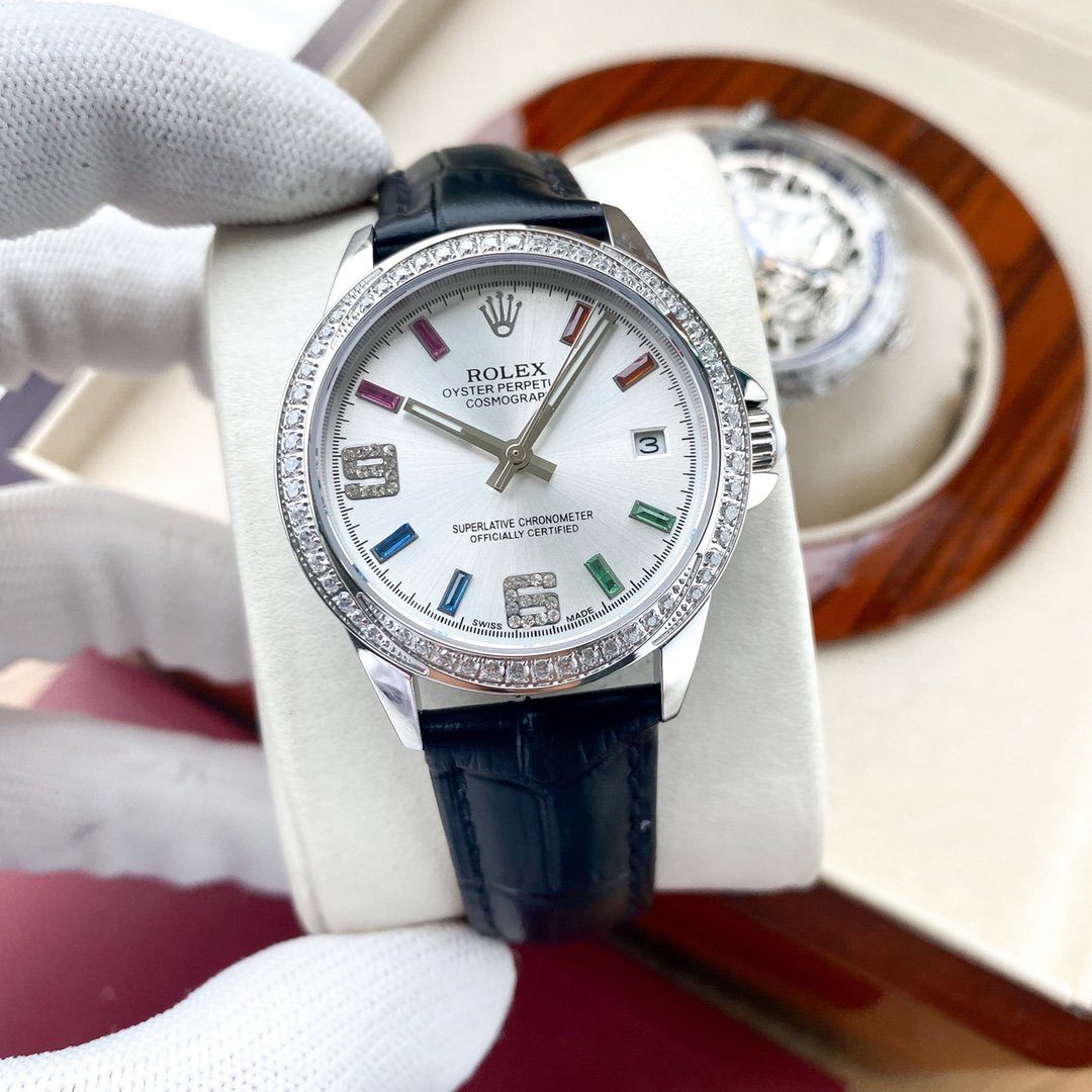 Rolex Datejust Perpetual 36mm Silver Toned For Women