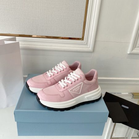 Prada Prax 01 Re-Nylon Gabardine Sneakers Pink For Women 1.8in/45mm Prada 