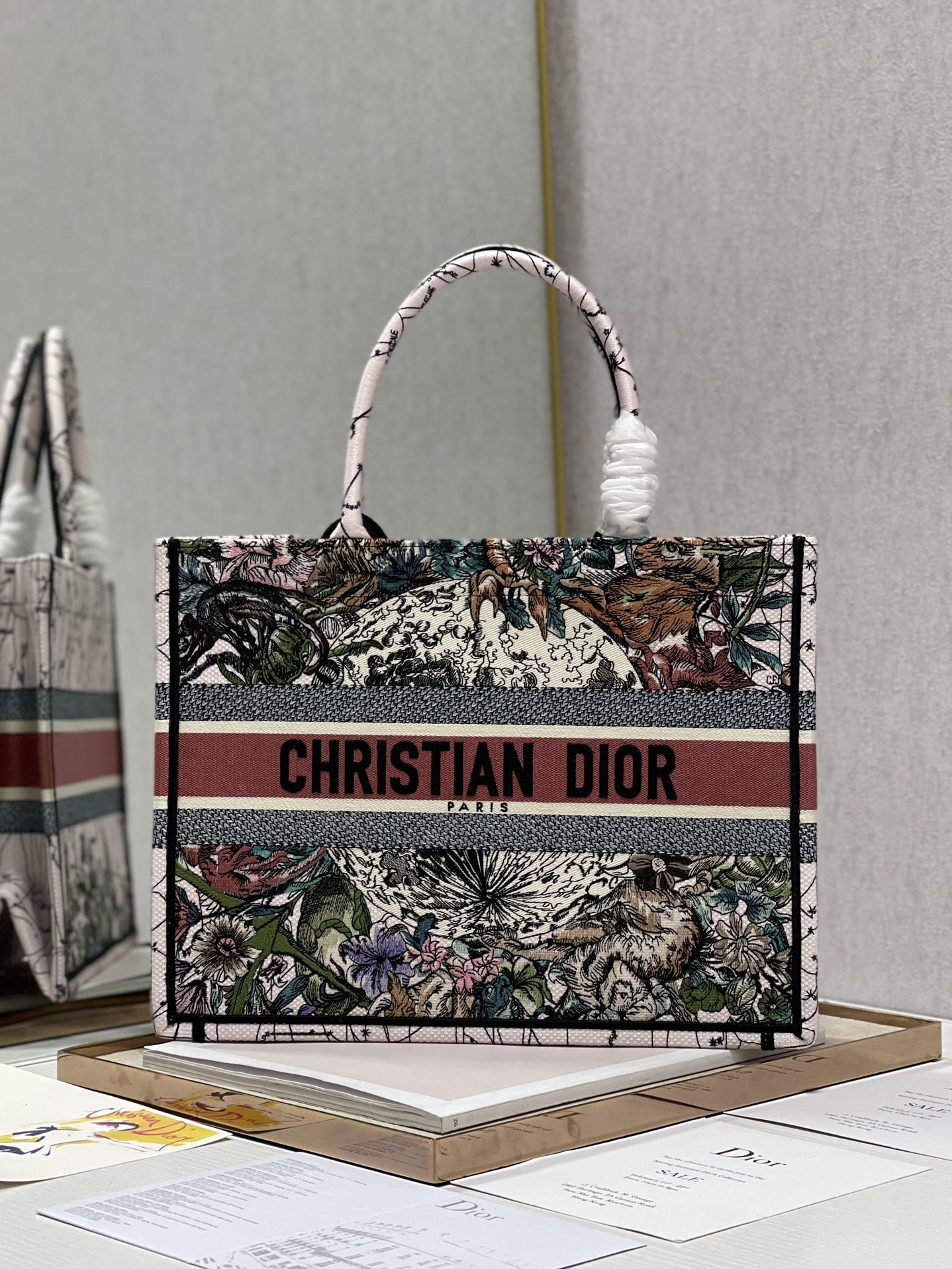Christian Dior Medium Dior Book Tote Multicolor Dior Constellation Embroidery, Multicolor, For Women Women’s Handbags, Shoulder Bags, 36cm CD M1296ZRHP_M884