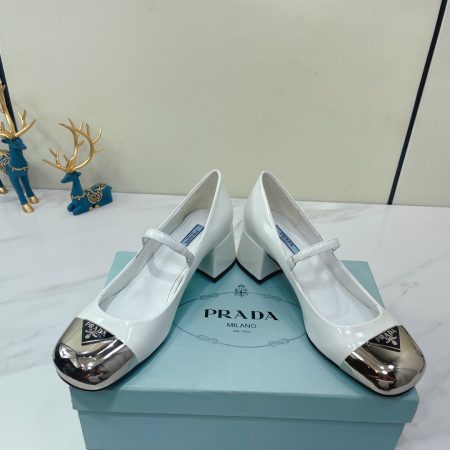 Prada Prada – Color Block With Rear Bridle Block White For Women Prada