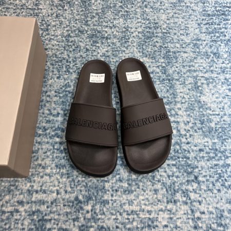 Balenciaga Pool Slide Sandal Black For Women