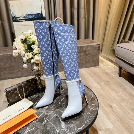 Louis Vuitton Women’s Bottine Silhouette Blue For Women LV